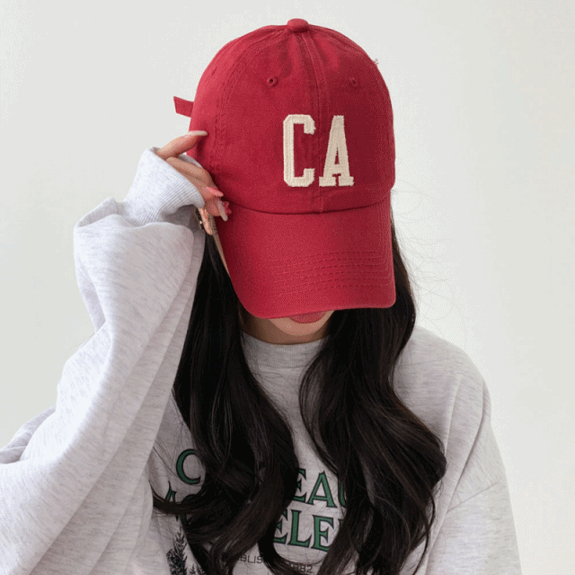 [무배] CA 롱 패치 자수 볼캡 모자 11color