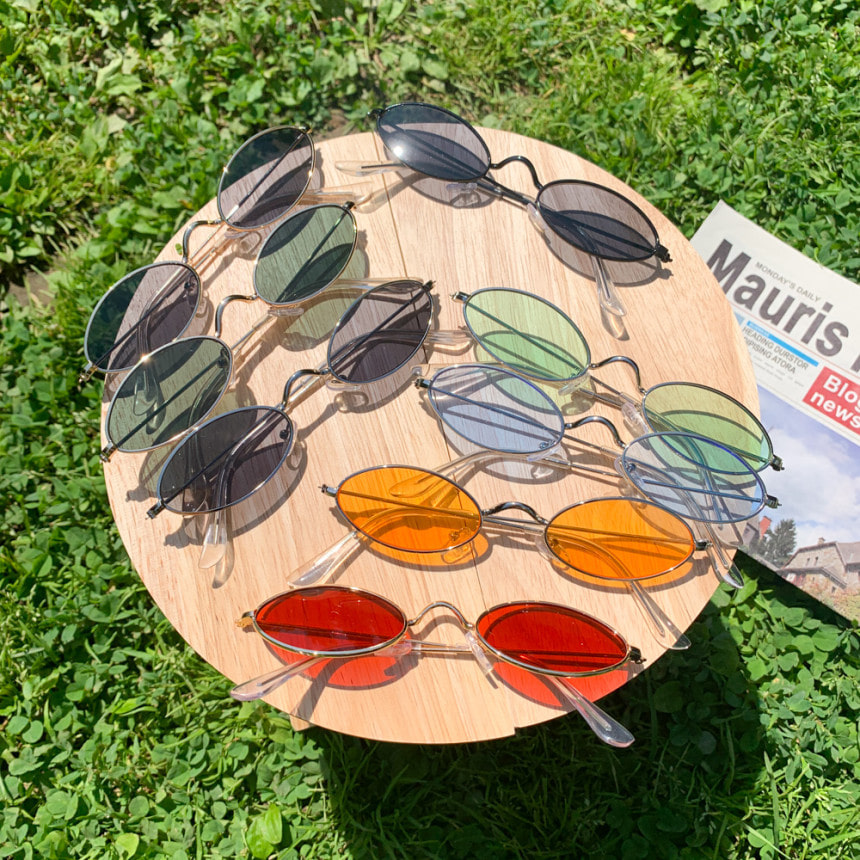 [무배] 레트로 틴트 인싸 UV400 자외선차단 여자 선글라스 8color