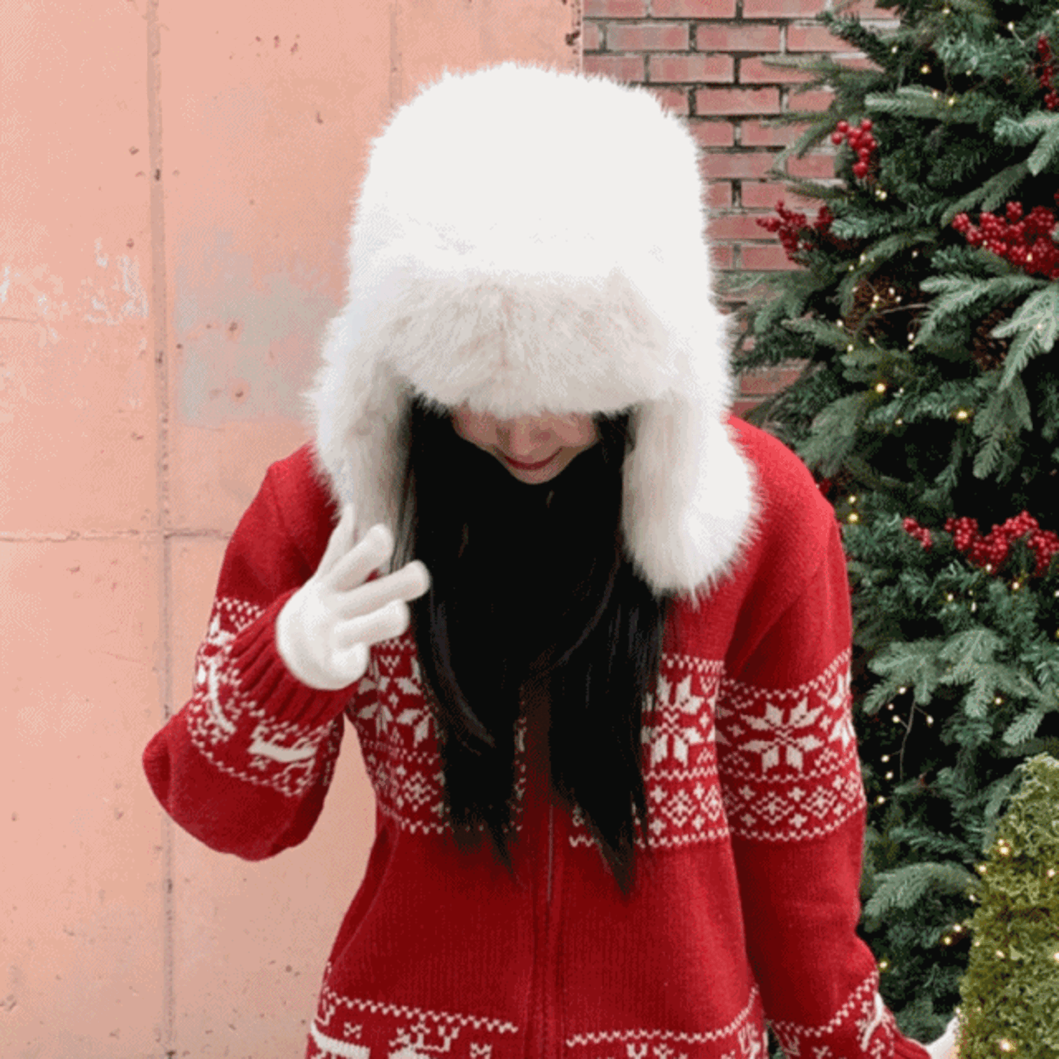 [누빔안감] 레이 키모 페이크퍼 귀마개 이어머프 겨울 귀달이 모자 4color