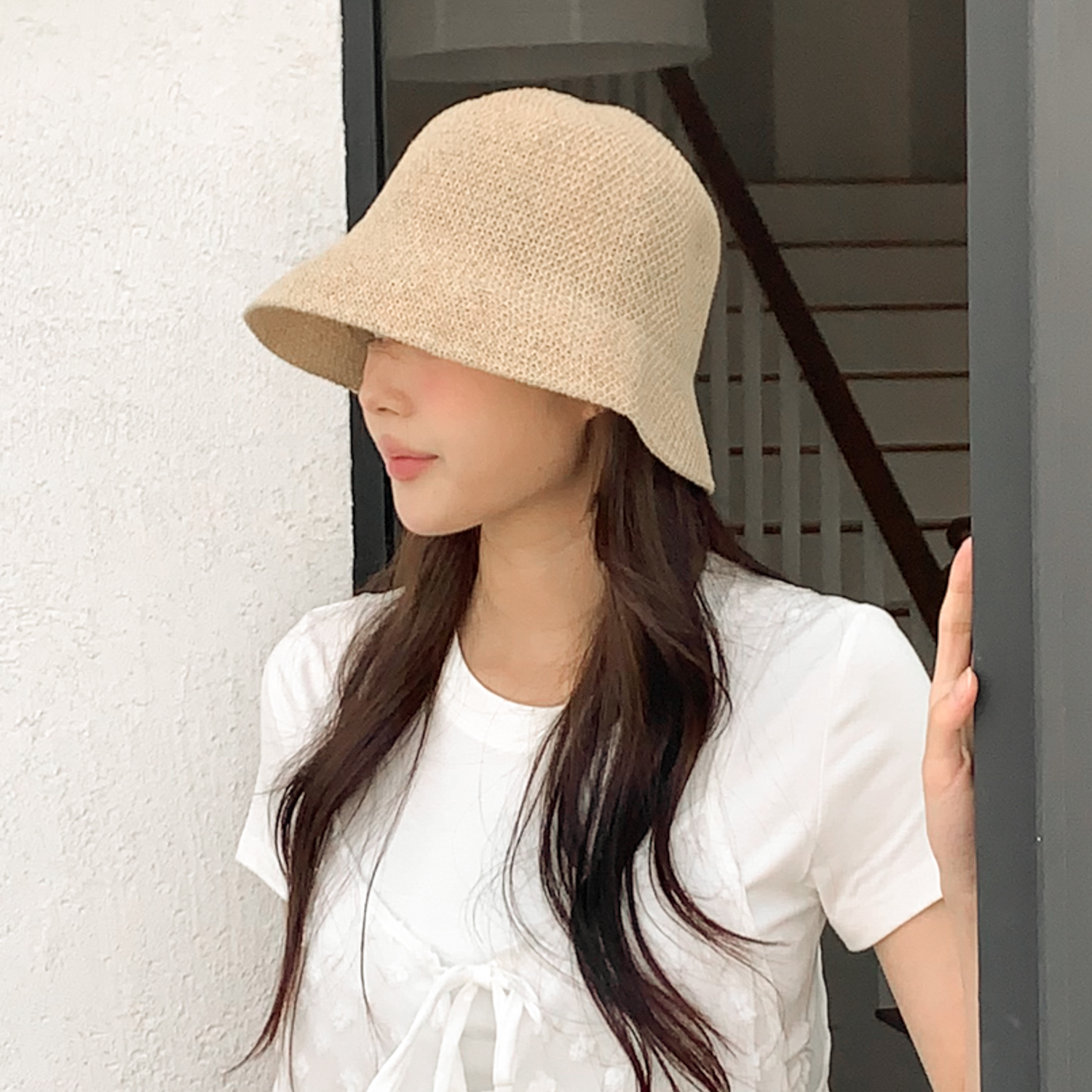 데이 무지 베이직 여름 벙거지 모자 3color
